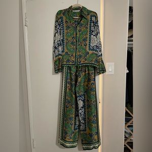 Matching Zara Top + Pant Set